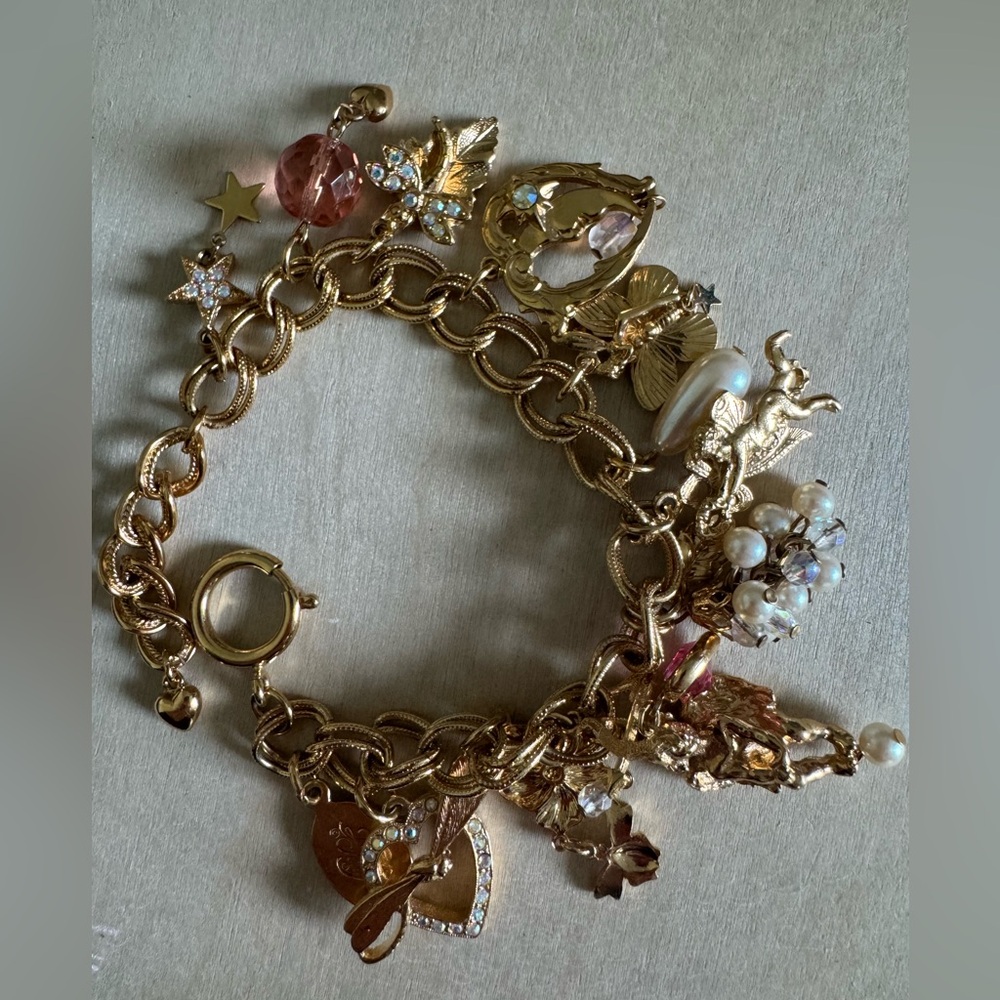 Kirk’s Folly vintage charm bracelet